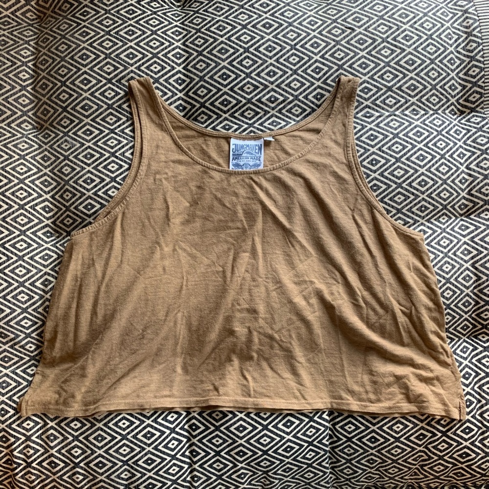 Jungmaven Crop Tank Coyote